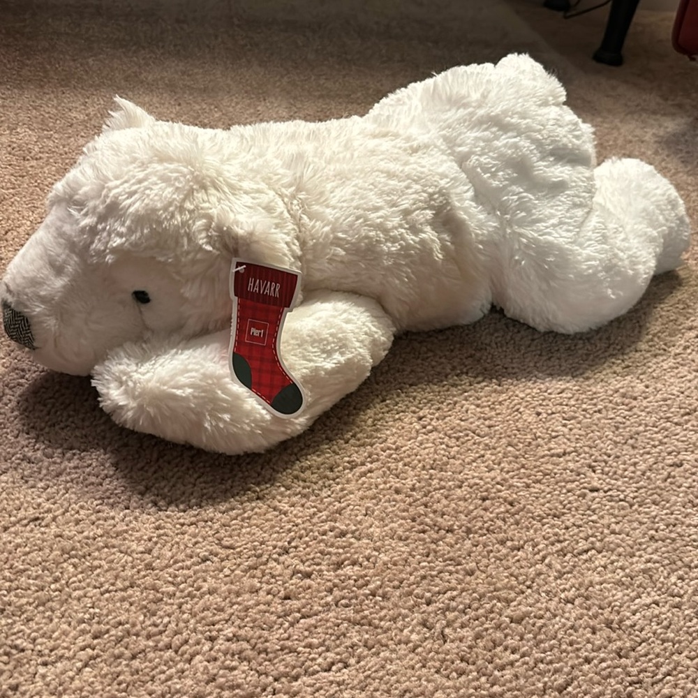 Polar bear plush